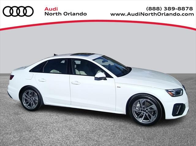 new 2025 Audi A4 car, priced at $51,925