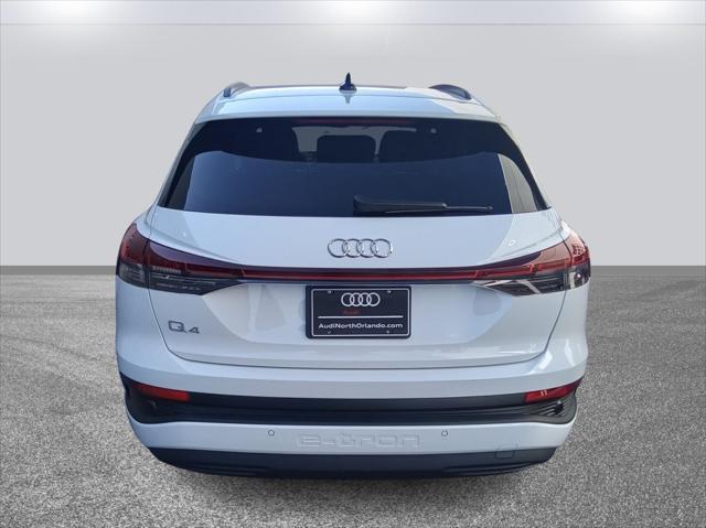 new 2025 Audi Q4 e-tron car, priced at $55,235