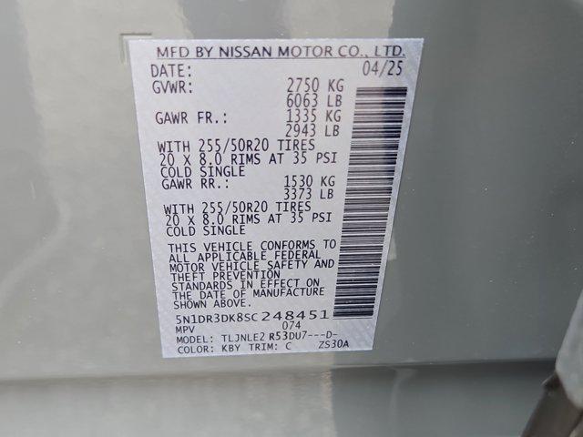 new 2025 Nissan Pathfinder car, priced at $52,035