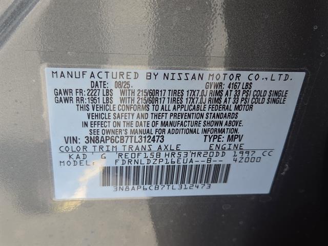 new 2026 Nissan Kicks car, priced at $26,501