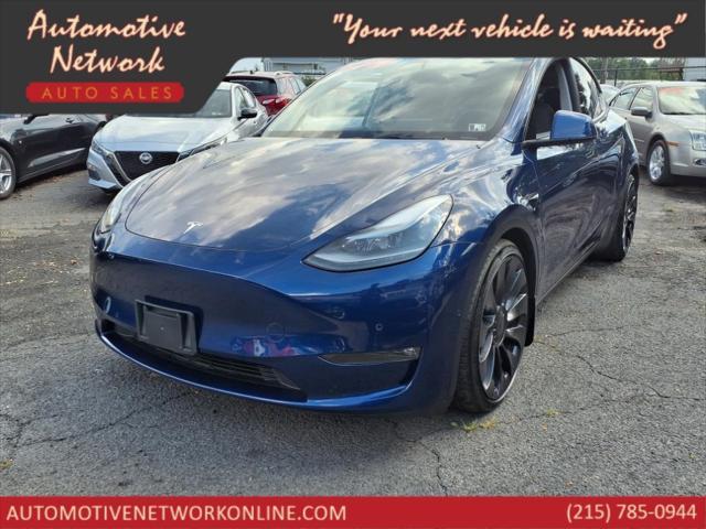 used 2022 Tesla Model Y car, priced at $28,999