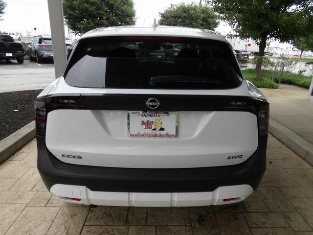 new 2025 Nissan Kicks car, priced at $26,269