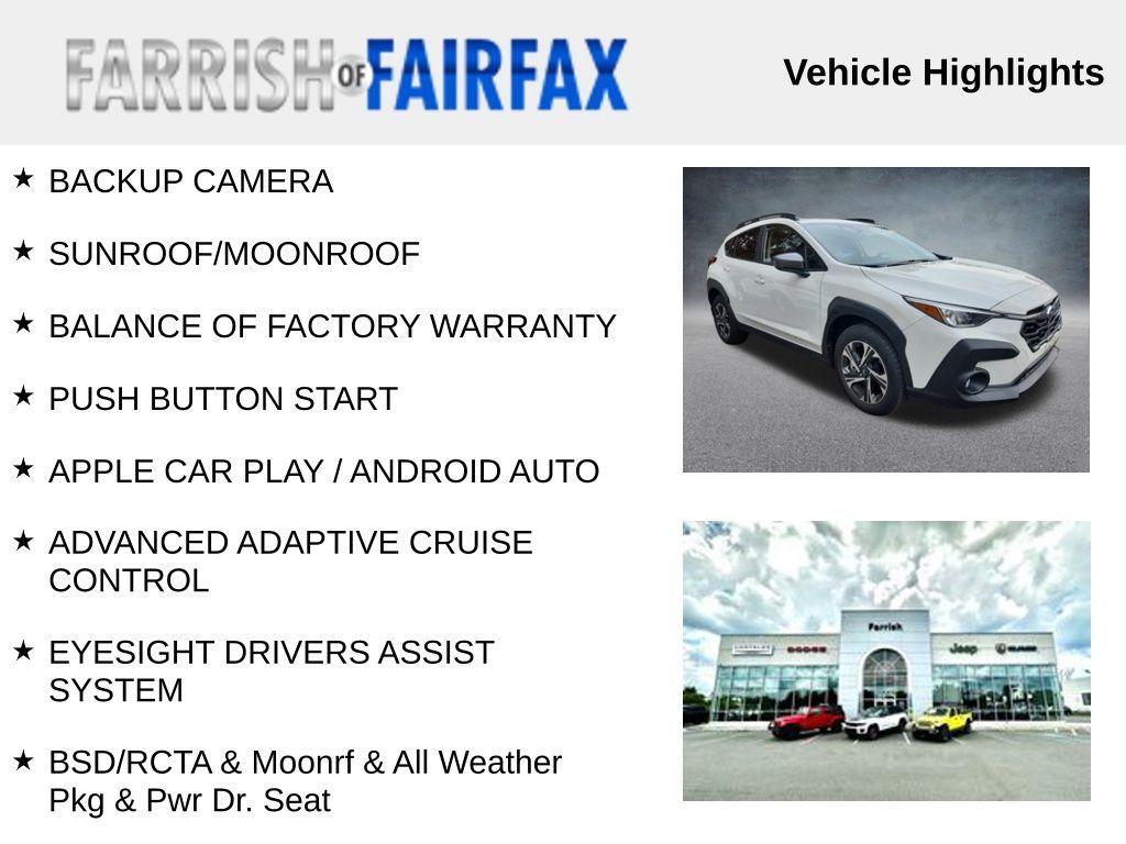 used 2024 Subaru Crosstrek car, priced at $26,395