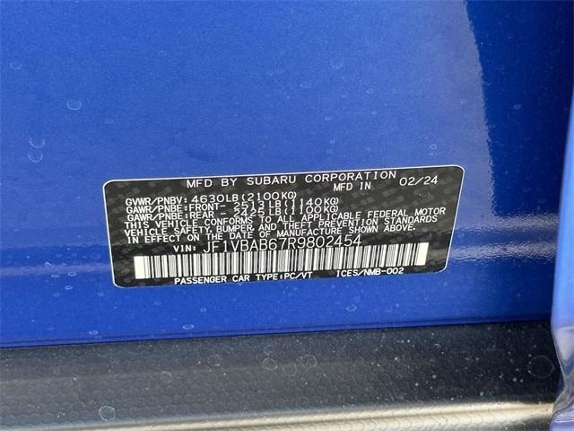 new 2024 Subaru WRX car, priced at $32,642