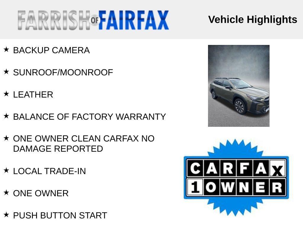 used 2023 Subaru Outback car, priced at $26,495