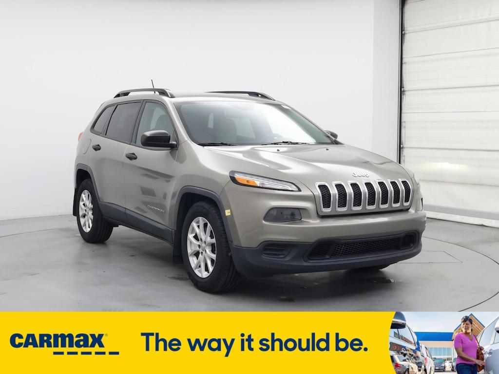 used 2017 Jeep Cherokee car, priced at $14,599