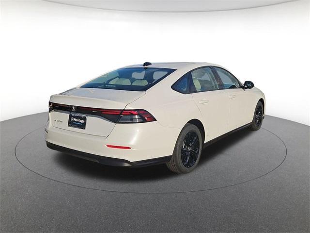 new 2025 Honda Accord car, priced at $30,750