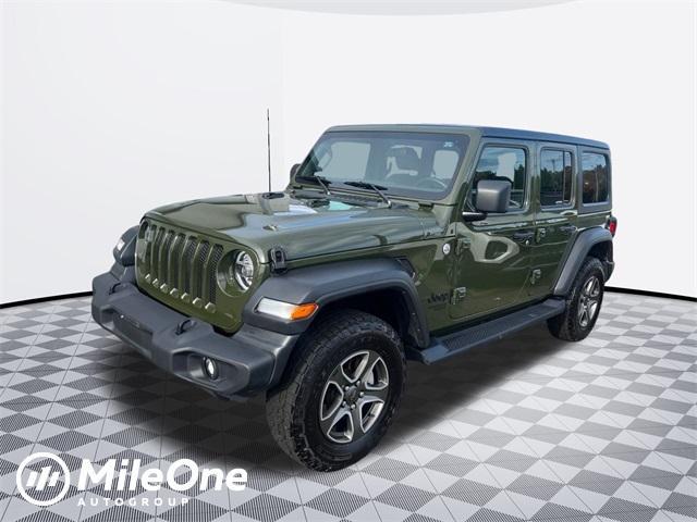 used 2021 Jeep Wrangler Unlimited car, priced at $29,788