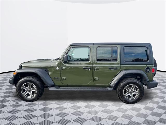 used 2021 Jeep Wrangler Unlimited car, priced at $29,788