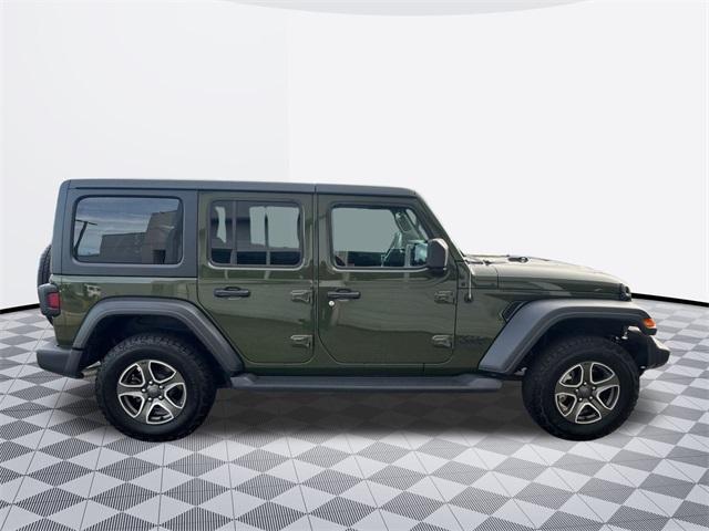 used 2021 Jeep Wrangler Unlimited car, priced at $29,788