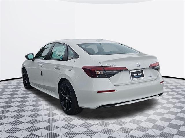 new 2025 Honda Civic Hybrid car, priced at $29,373