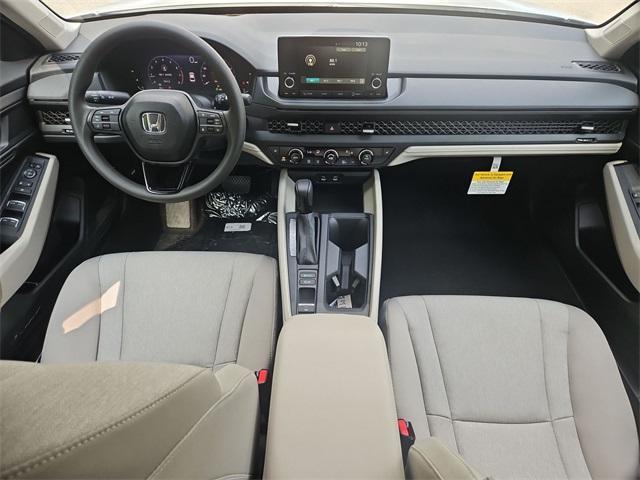 new 2025 Honda Accord car, priced at $30,750