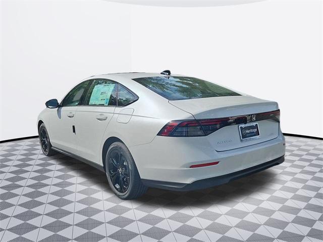 new 2025 Honda Accord car, priced at $30,750