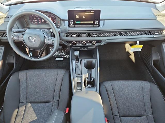 new 2025 Honda Accord car, priced at $30,750