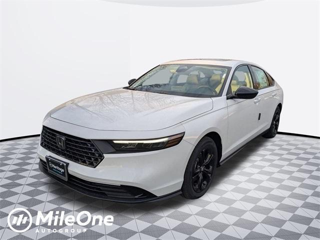 new 2025 Honda Accord car, priced at $30,705