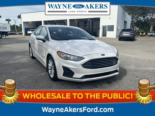 used 2019 Ford Fusion Hybrid car, priced at $15,995