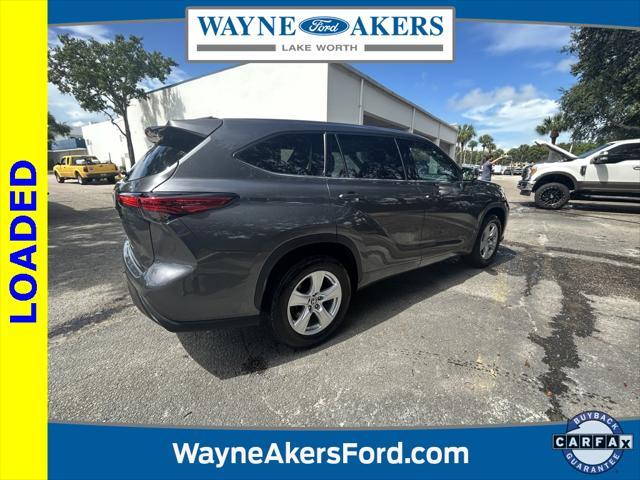 used 2022 Toyota Highlander car, priced at $29,521