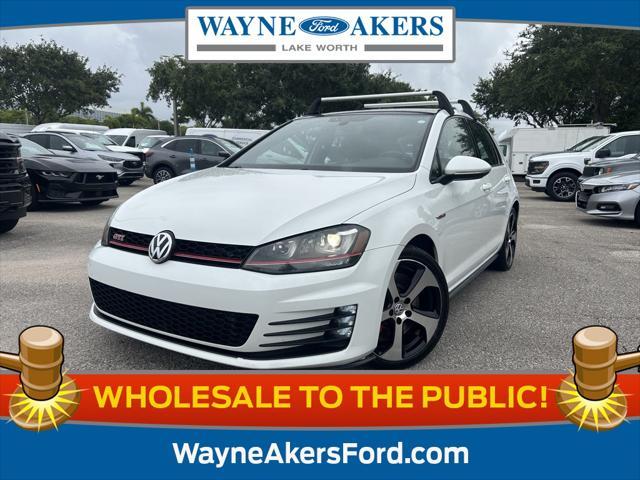 used 2016 Volkswagen Golf GTI car, priced at $17,595