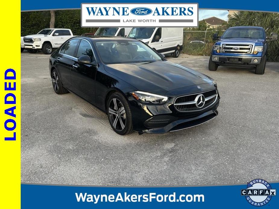 used 2022 Mercedes-Benz C-Class car, priced at $35,992