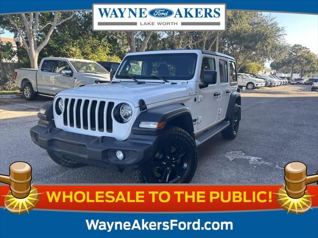 used 2020 Jeep Wrangler Unlimited car, priced at $28,598