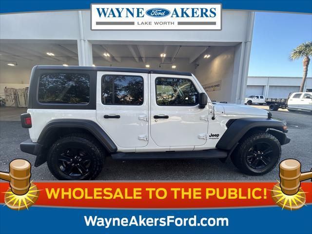 used 2020 Jeep Wrangler Unlimited car, priced at $28,598