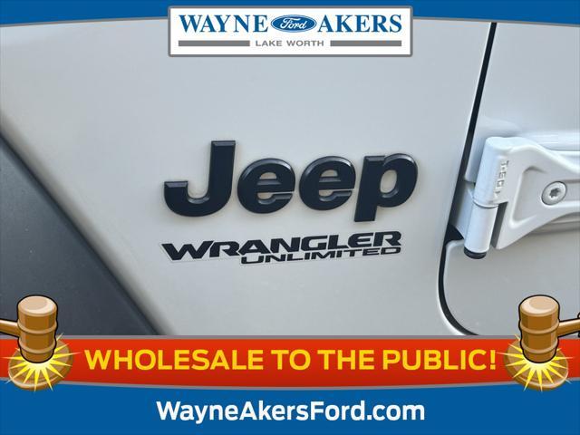 used 2020 Jeep Wrangler Unlimited car, priced at $28,598