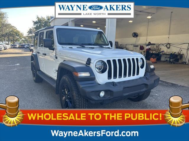 used 2020 Jeep Wrangler Unlimited car, priced at $28,598