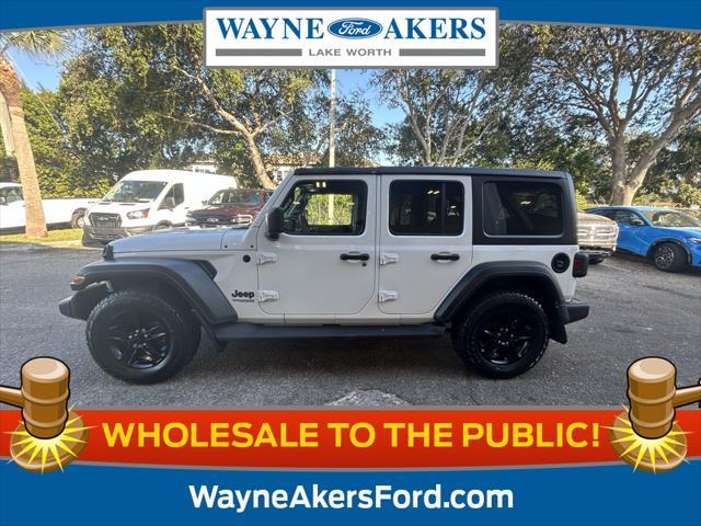 used 2020 Jeep Wrangler Unlimited car, priced at $28,598