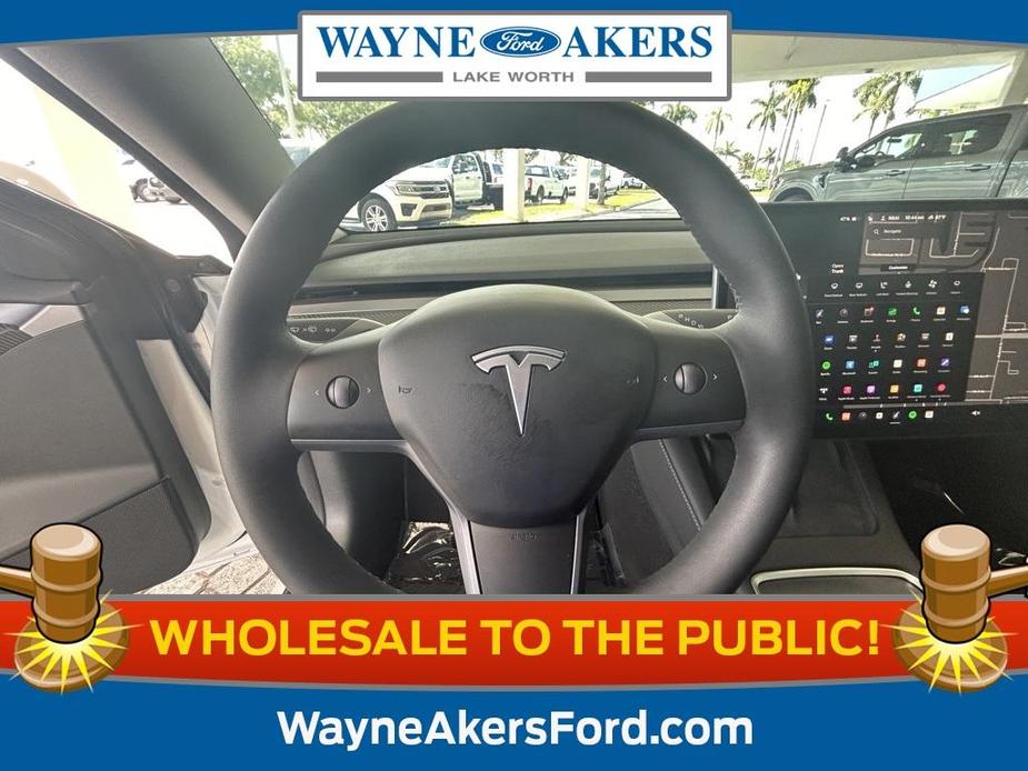 used 2023 Tesla Model 3 car, priced at $35,720