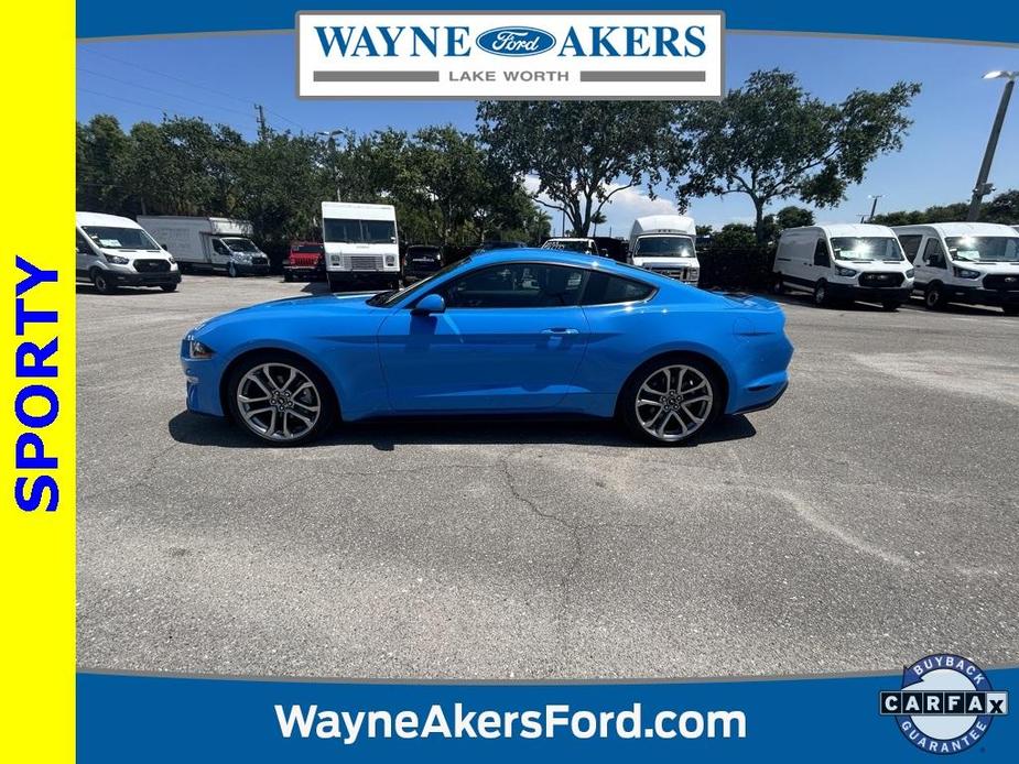 used 2022 Ford Mustang car, priced at $29,208