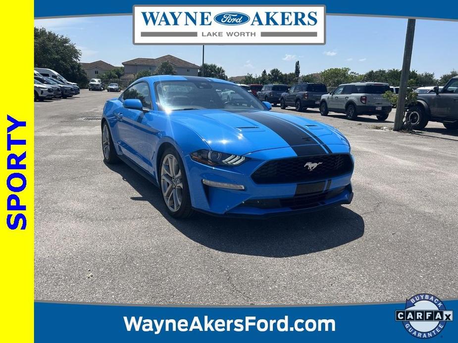 used 2022 Ford Mustang car, priced at $29,208