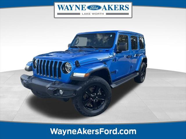 used 2021 Jeep Wrangler Unlimited car, priced at $32,995