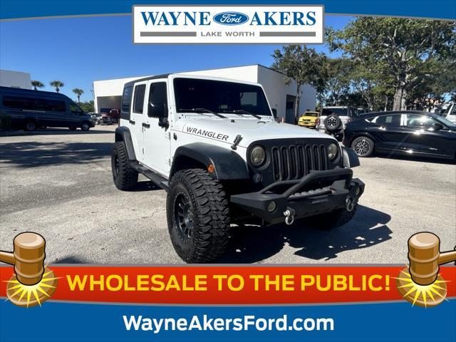 used 2015 Jeep Wrangler Unlimited car, priced at $18,995