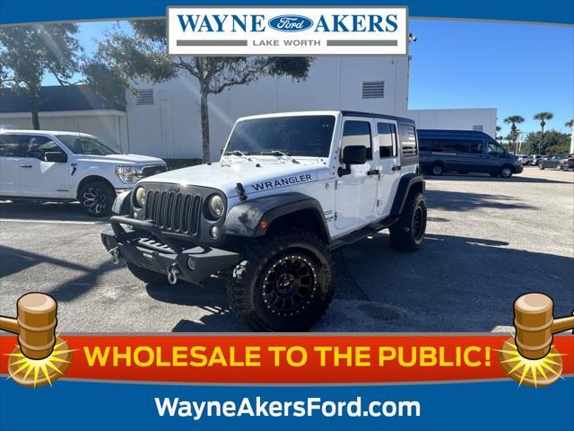 used 2015 Jeep Wrangler Unlimited car, priced at $18,995