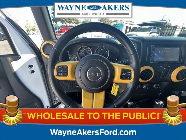 used 2015 Jeep Wrangler Unlimited car, priced at $18,995