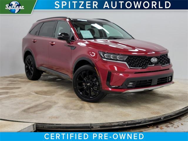 used 2021 Kia Sorento car, priced at $27,250