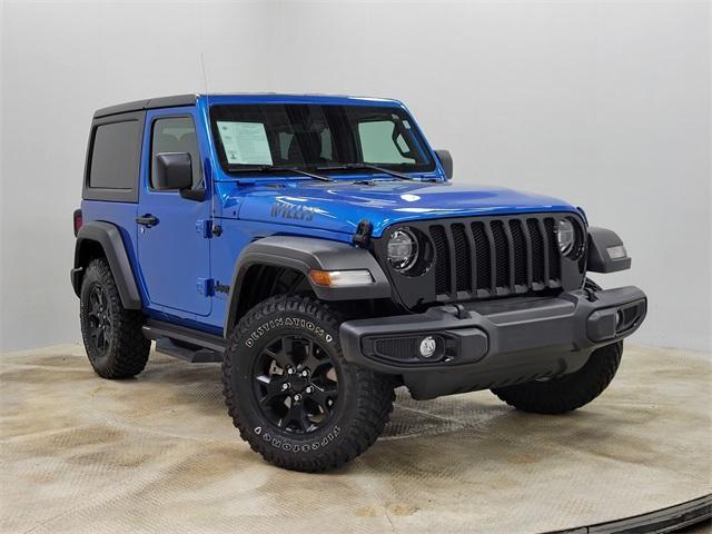 used 2022 Jeep Wrangler car, priced at $34,500