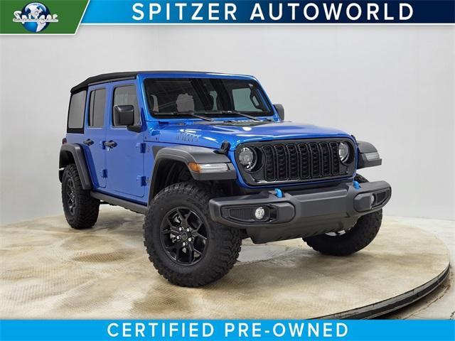 used 2024 Jeep Wrangler 4xe car, priced at $46,995