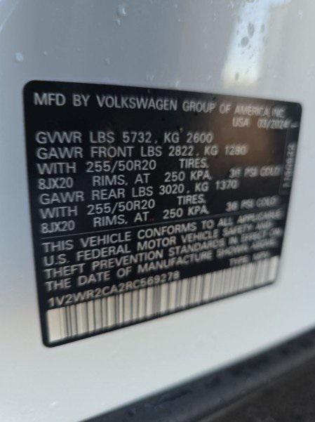 used 2024 Volkswagen Atlas car, priced at $34,107