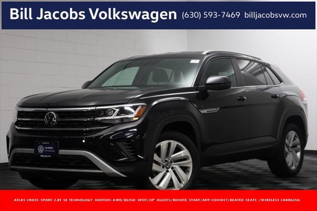 used 2021 Volkswagen Atlas Cross Sport car, priced at $27,077