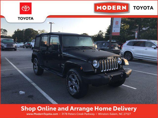 used 2016 Jeep Wrangler Unlimited car, priced at $22,420