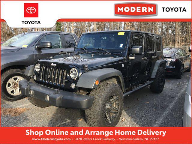 used 2016 Jeep Wrangler Unlimited car, priced at $20,464