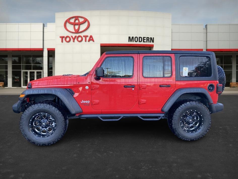 used 2021 Jeep Wrangler Unlimited car, priced at $26,984