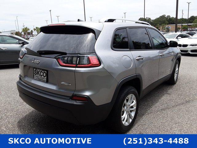 used 2021 Jeep Cherokee car, priced at $19,500