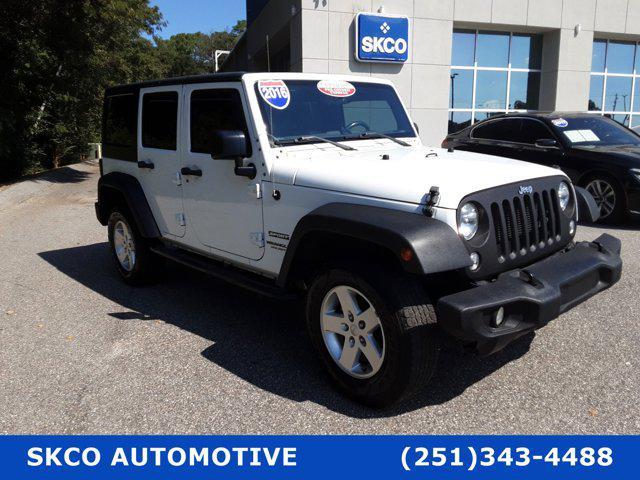 used 2016 Jeep Wrangler Unlimited car, priced at $19,500