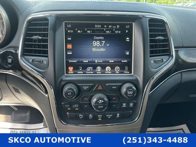 used 2017 Jeep Grand Cherokee car, priced at $17,500