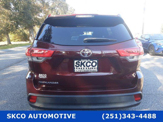 used 2019 Toyota Highlander car, priced at $21,500