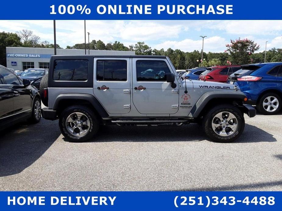 used 2016 Jeep Wrangler Unlimited car, priced at $22,500