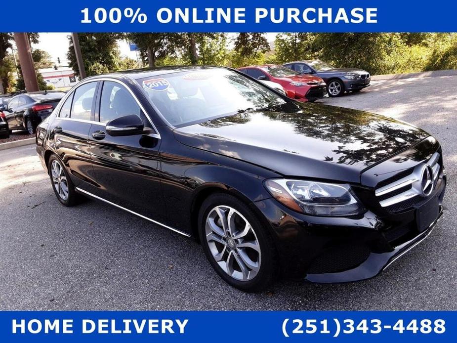 used 2015 Mercedes-Benz C-Class car, priced at $16,900