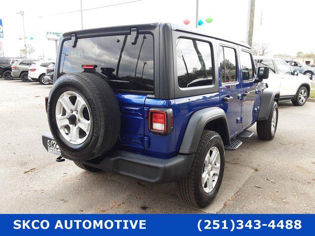 used 2020 Jeep Wrangler Unlimited car, priced at $27,500